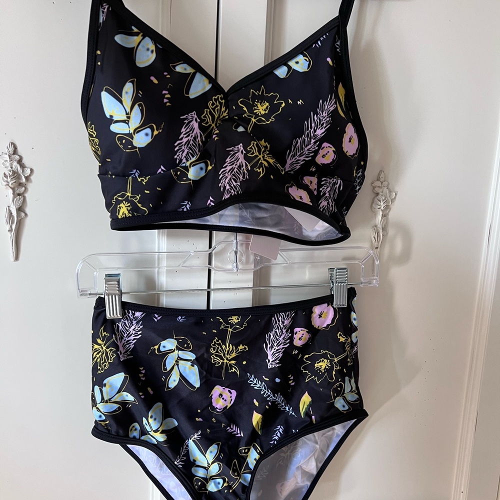 NWT Bathing suit in floral print.